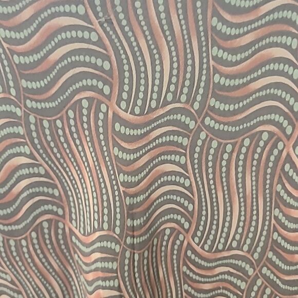 Ladies Size 8 Anne Klein Silk Multi-colored Midi Skirt - Picture 3 of 7